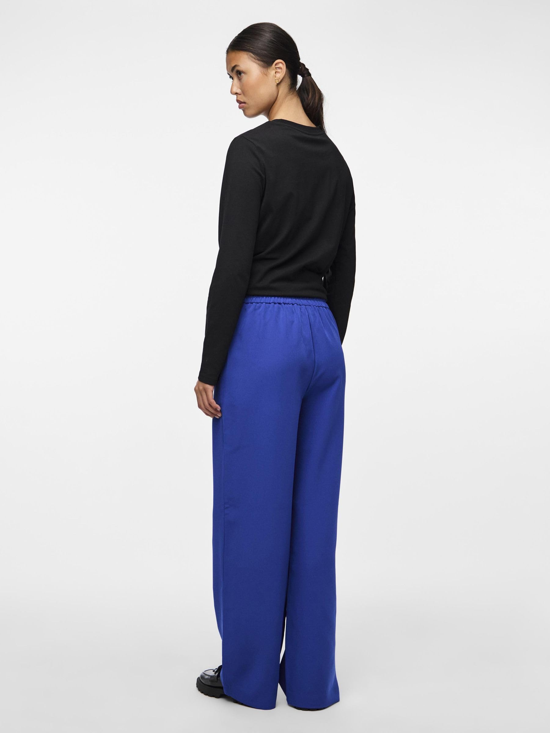 Pieces Pcbozzy pantaloni larghi vita alta taglia XL