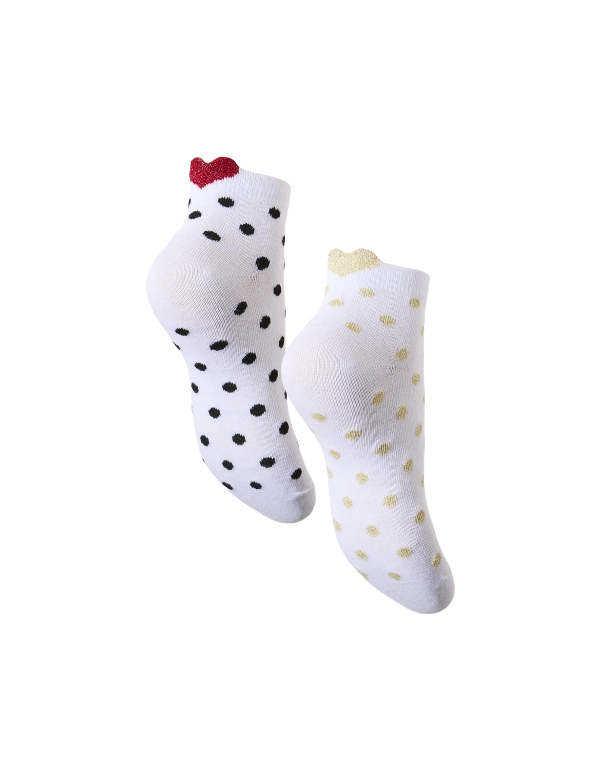 Pieces calze glitterate bianche 2 pezzi uso quotidiano