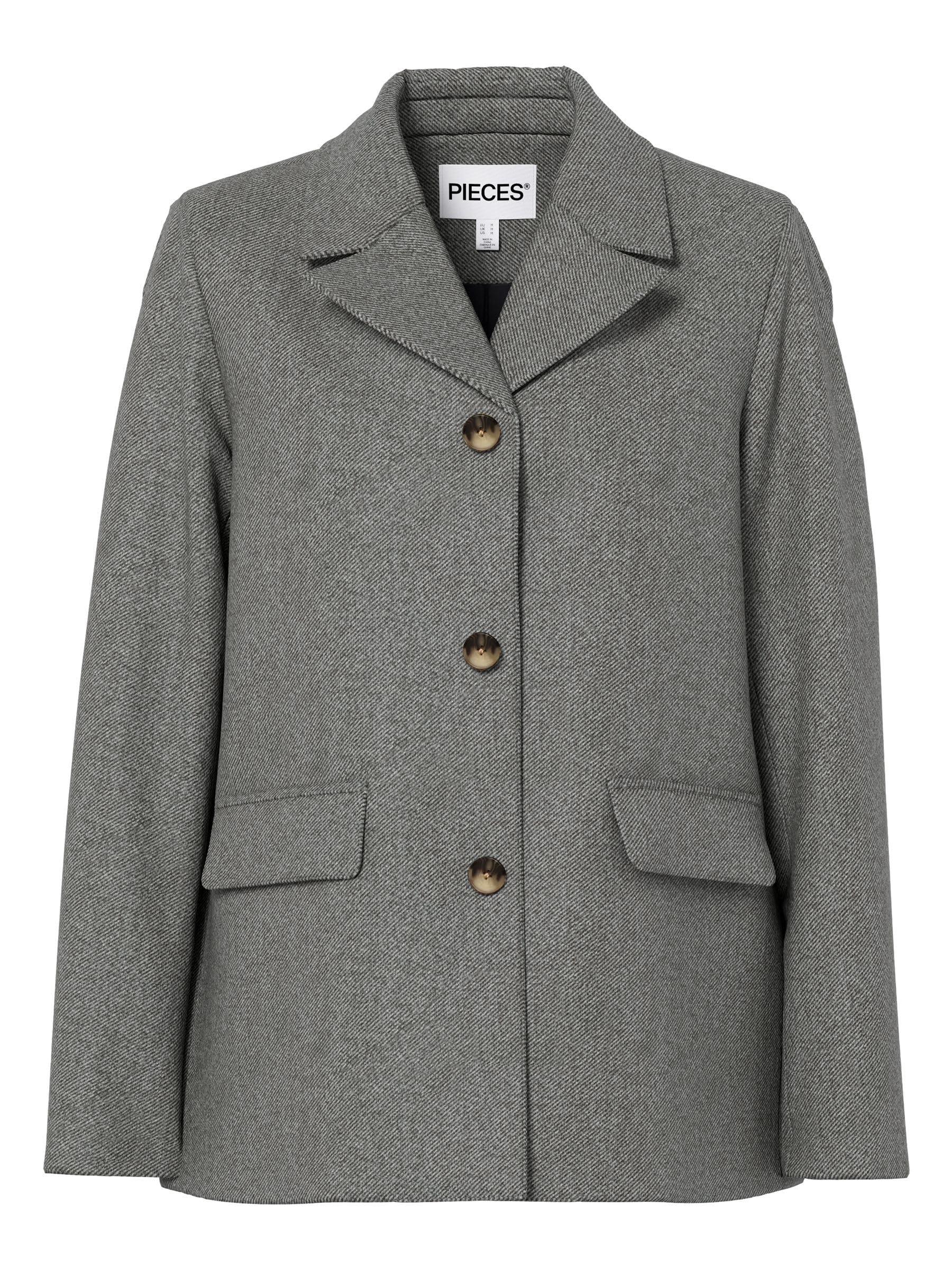 Pieces Pcbianca LS Blazer giacca donna nera taglia M