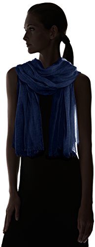 Pieces Pcnoggli sciarpa donna blu leggera taglia unica