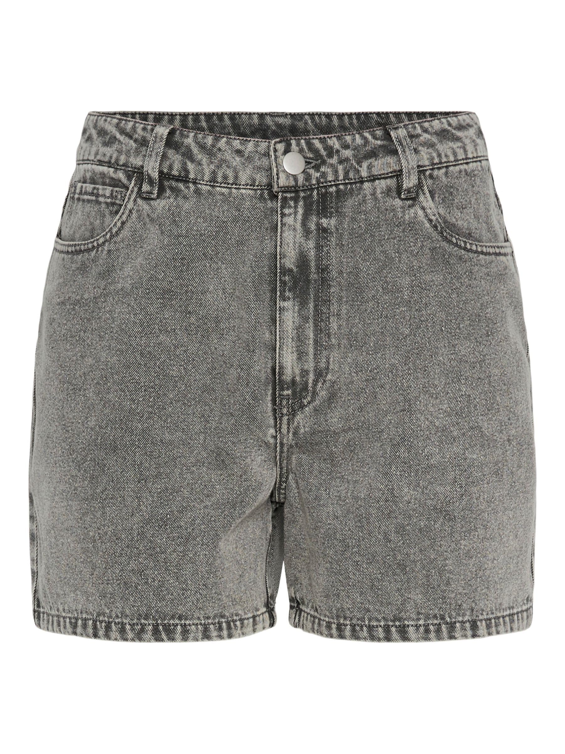 Pieces Pcabbi MW Shorts Denim vita normale uso quotidiano