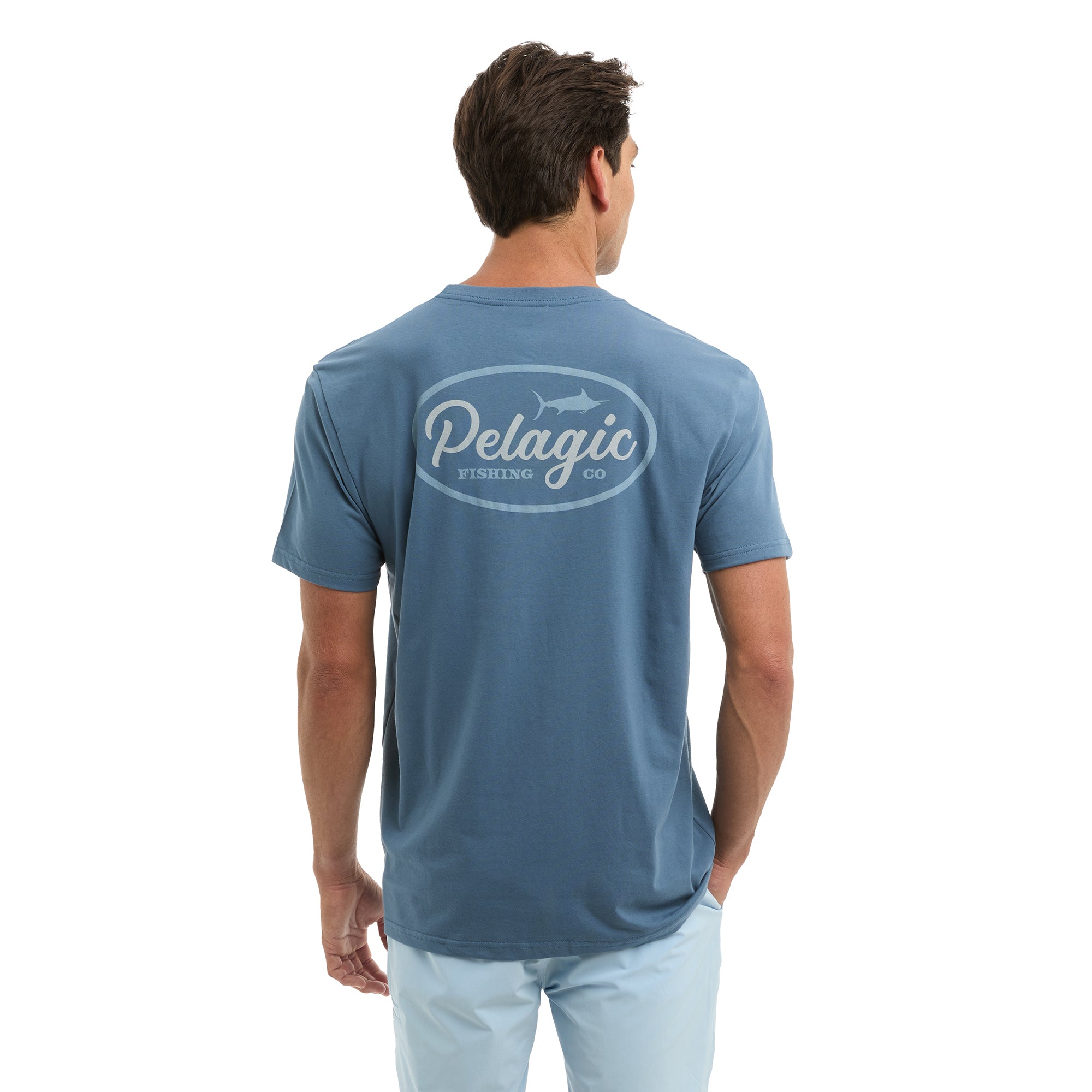 Pelagic Circled t-shirt uomo Petrol in cotone organico