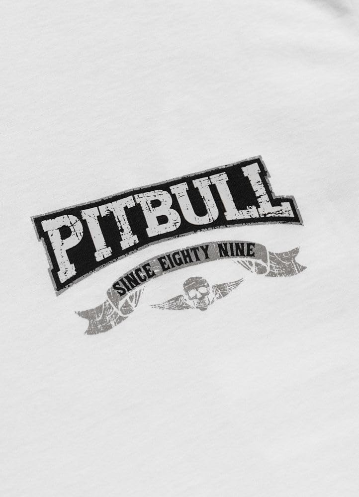 Pitbull Troublemaker maglietta uomo XXL bianca cotone