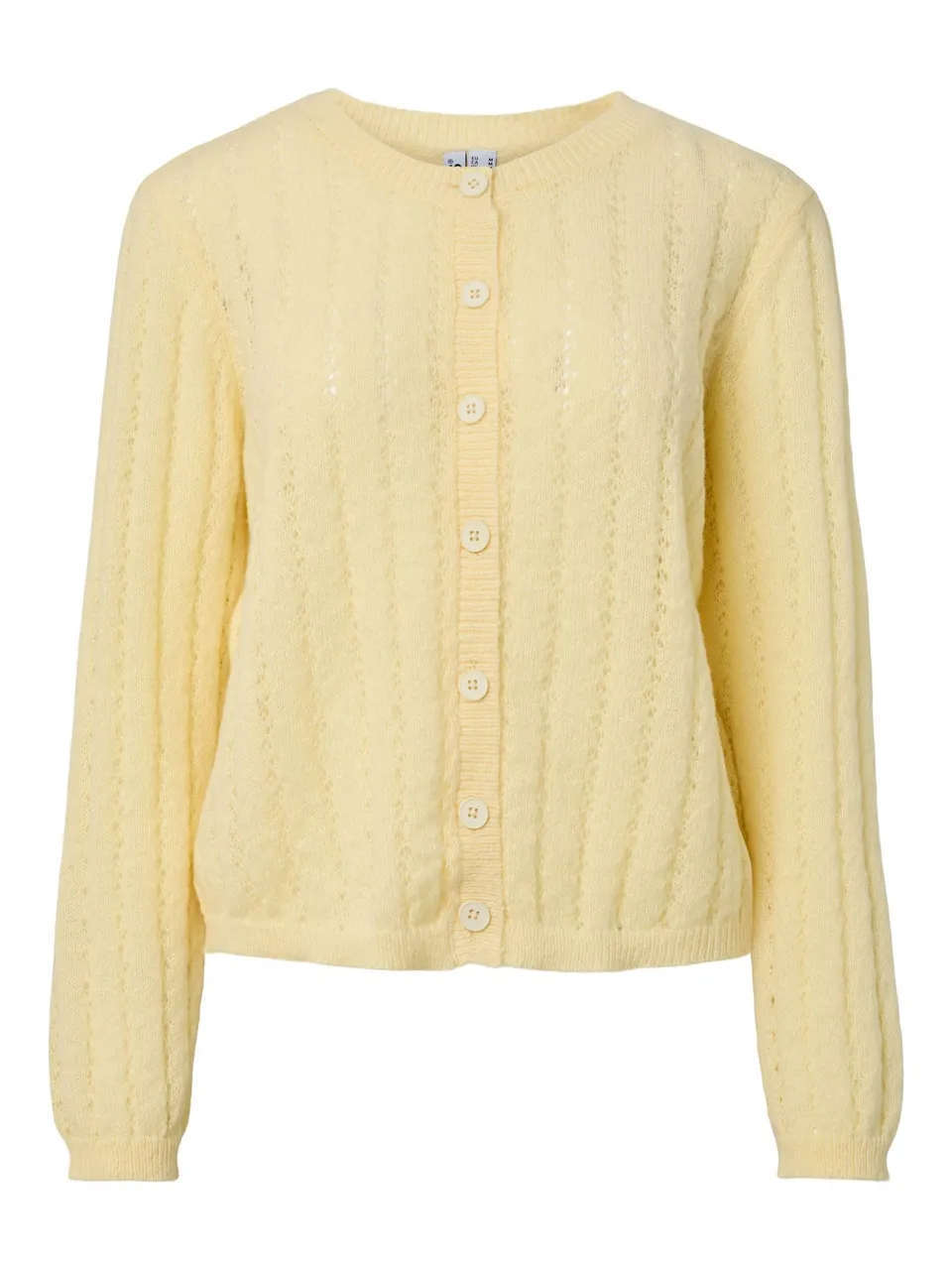 Pieces Pcada LS O-Neck Knit cardigan donna girocollo