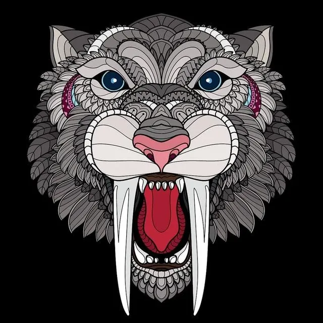 Matrix Music Store Beard Edo The Animal maglietta tigre stampa digitale