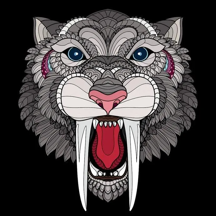Matrix Music Store Beard Edo The Animal maglietta tigre stampa digitale