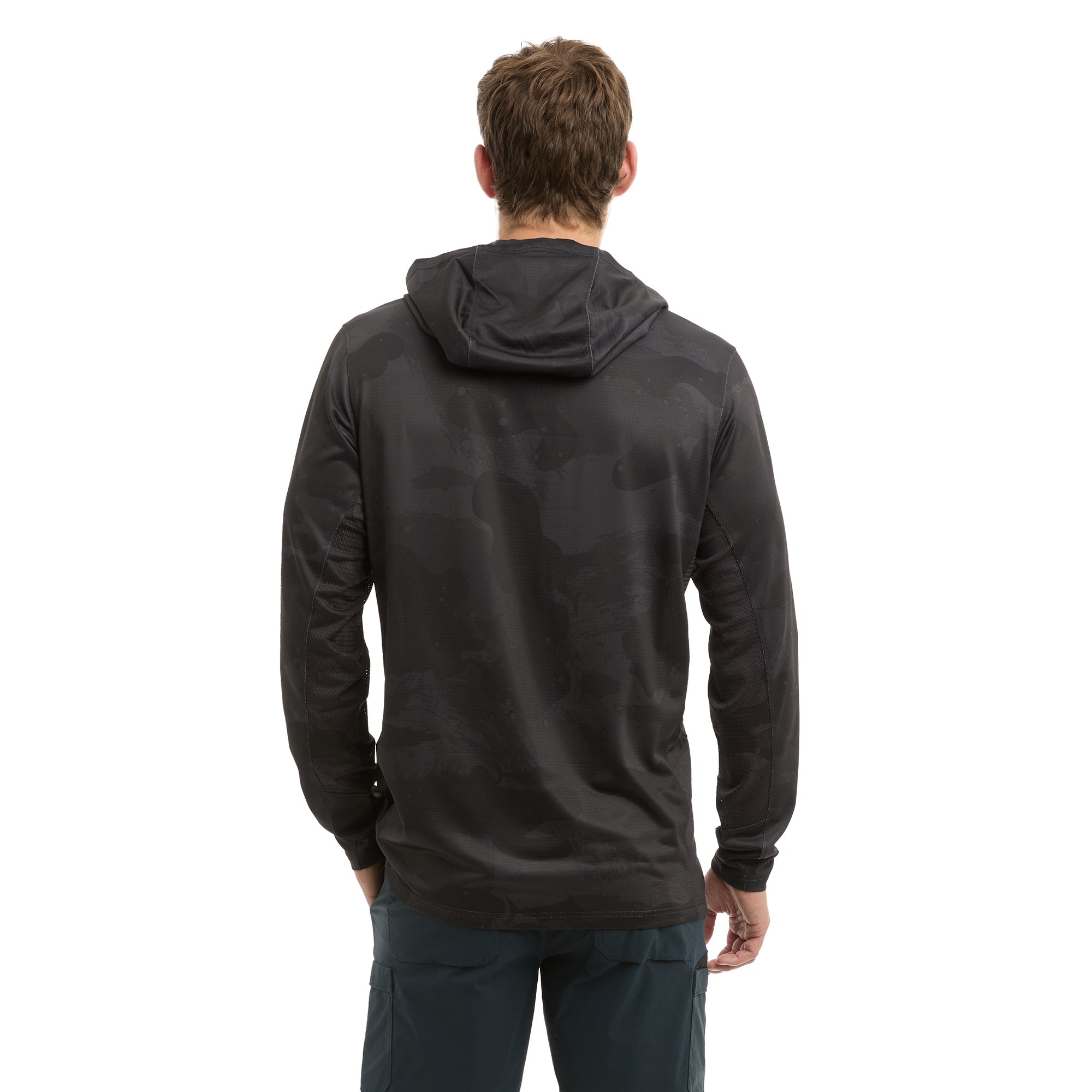 Pelagic Exo-Tech felpa uomo black UPF 50+