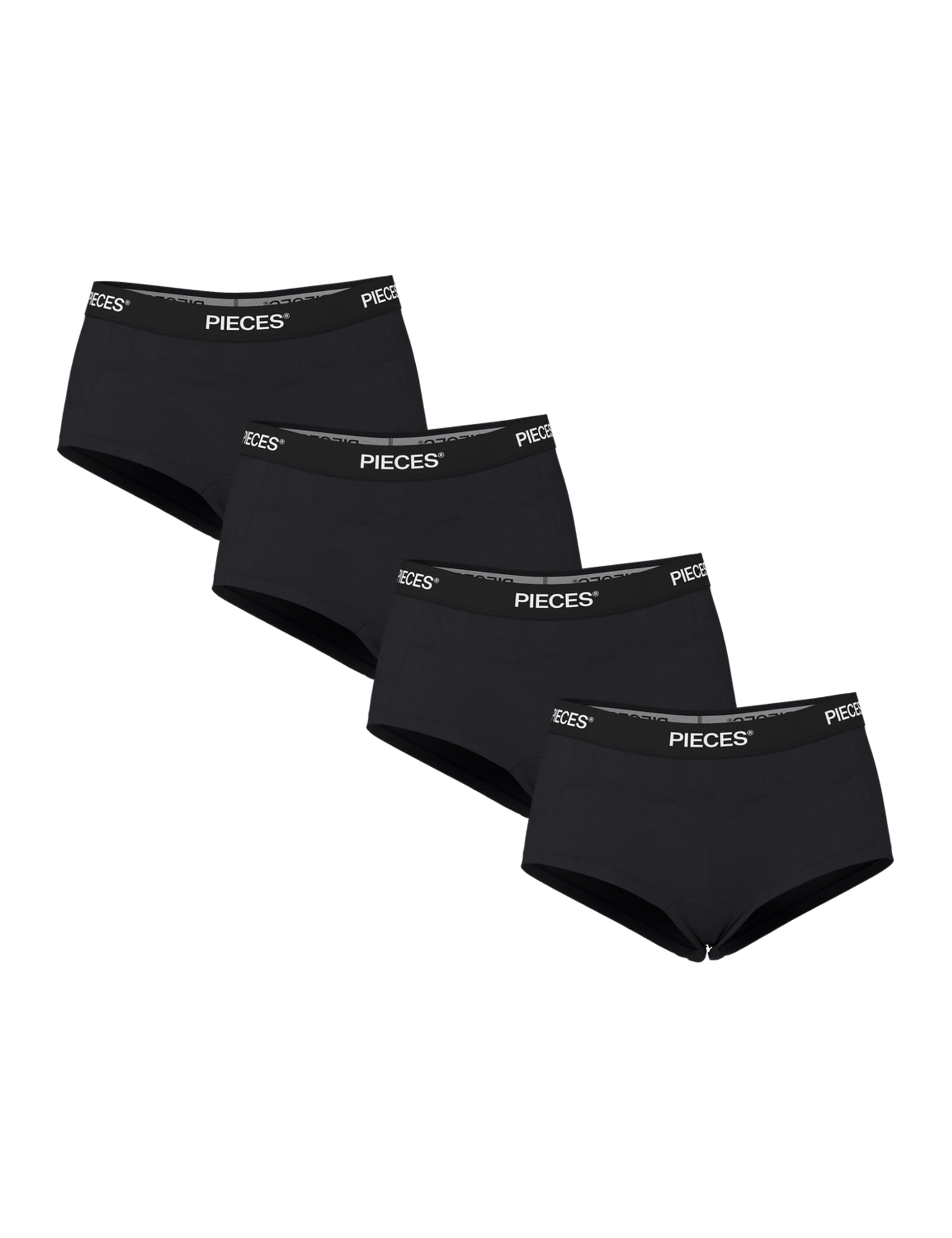 Pieces PCLOGO Lady boxer donna in cotone uso quotidiano