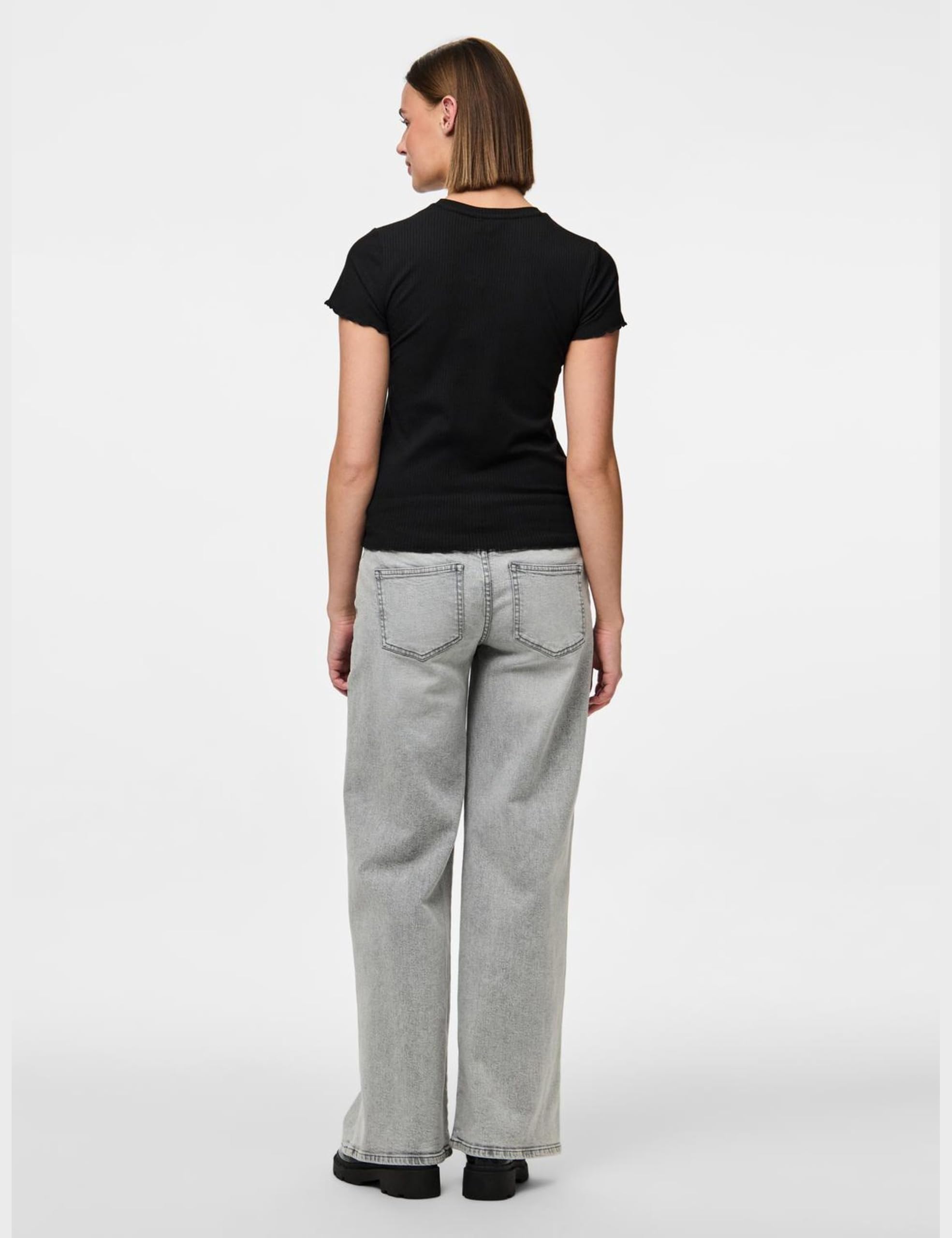 Pieces Pcnicca t-shirt donna manica corta cotone