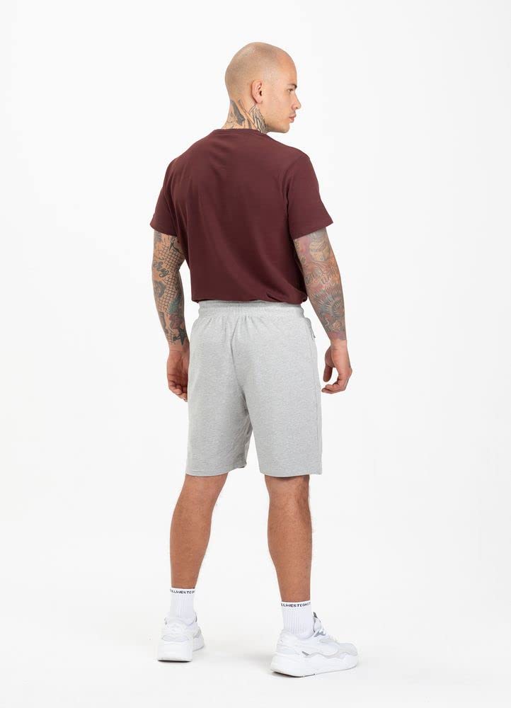 Pitbull French Terry 220 pantaloncini uomo grigio L cotone