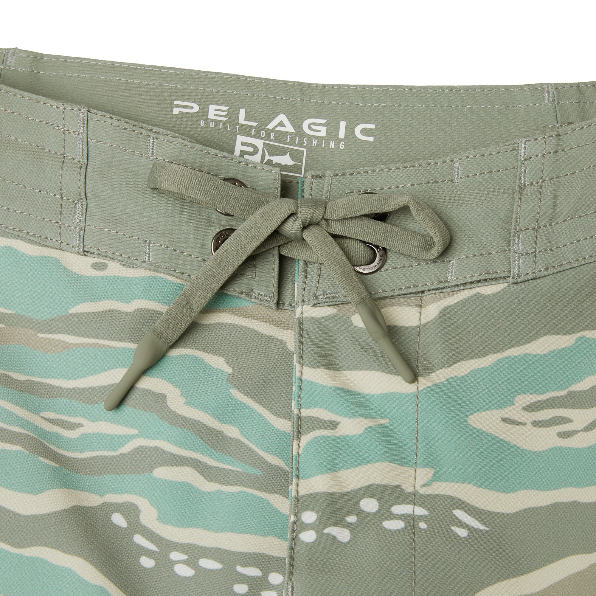 Pelagic Leaderman boardshort pesca mangrove mimetico