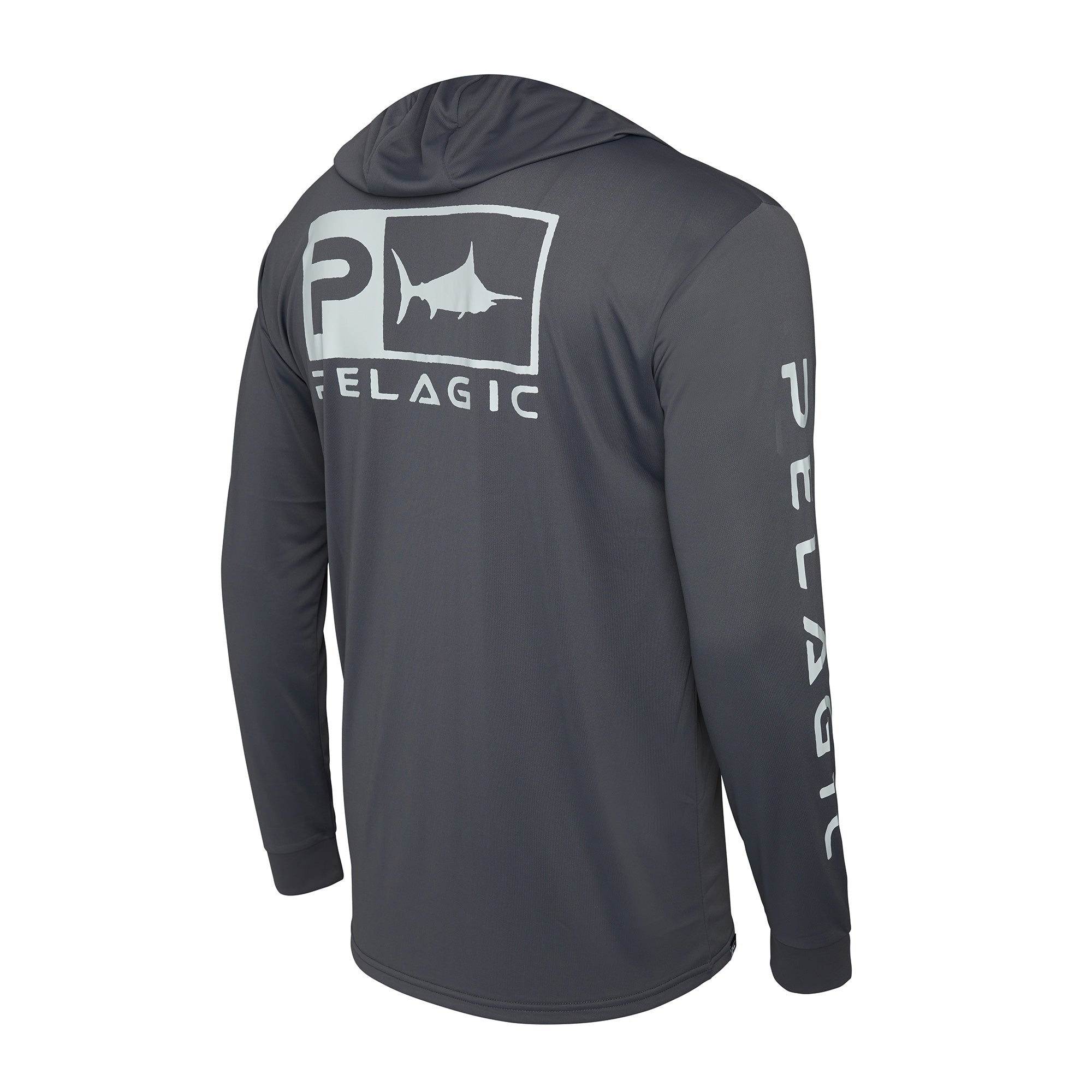 PELAGIC Aquatek Rusted Icon maglia pesca grafite UPF 50+
