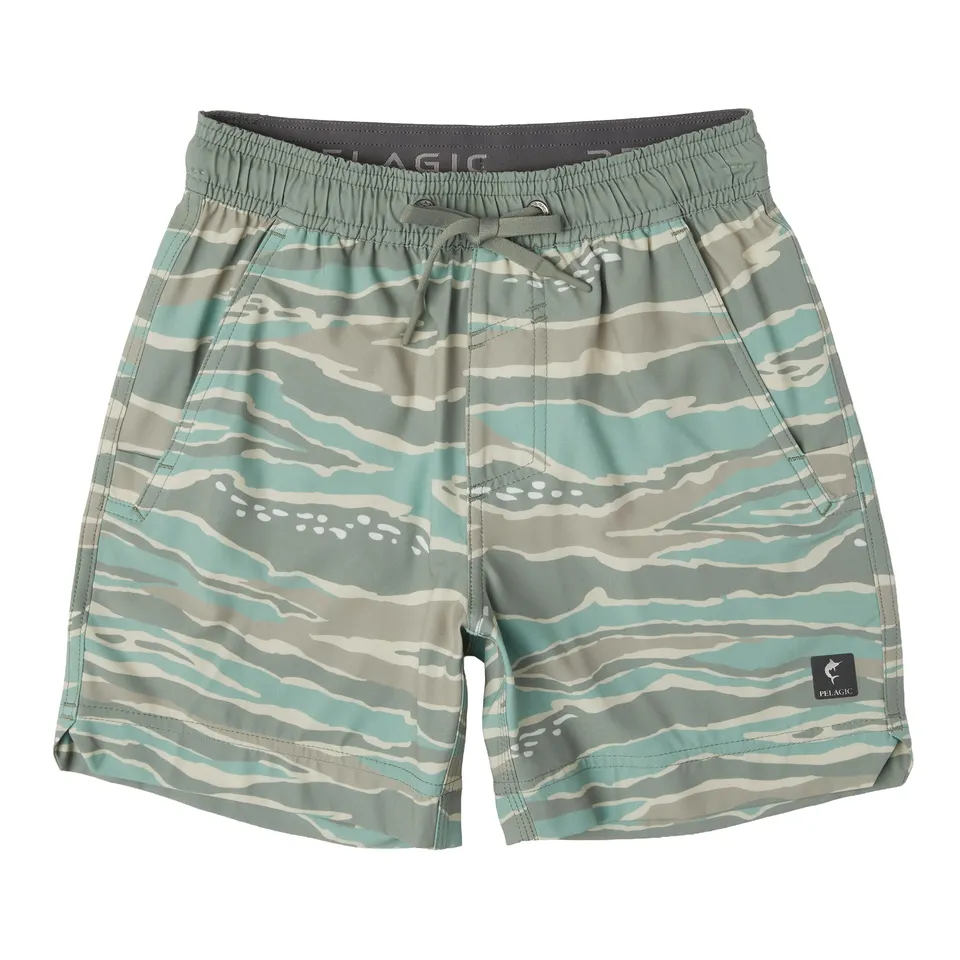 Pelagic Leiday ragazzo costume mangrove elasticizzato