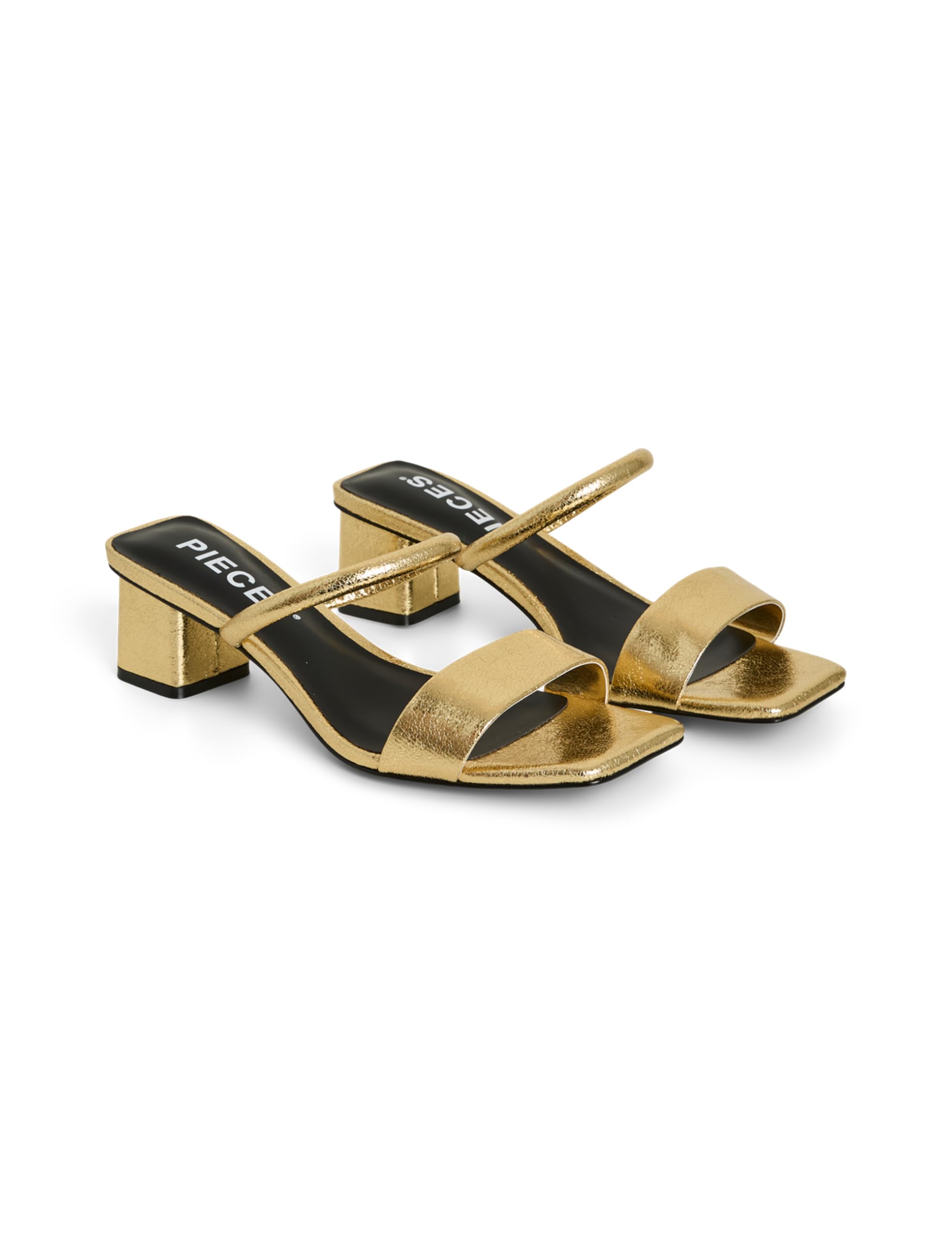 Pieces Pcmargit sandali donna 38 nero con tacco
