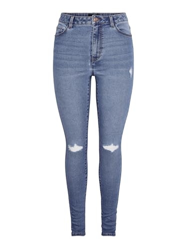 PIECES Pcdana HW Dest Skinny Jeans Mb402 Noos jeans L vita alta