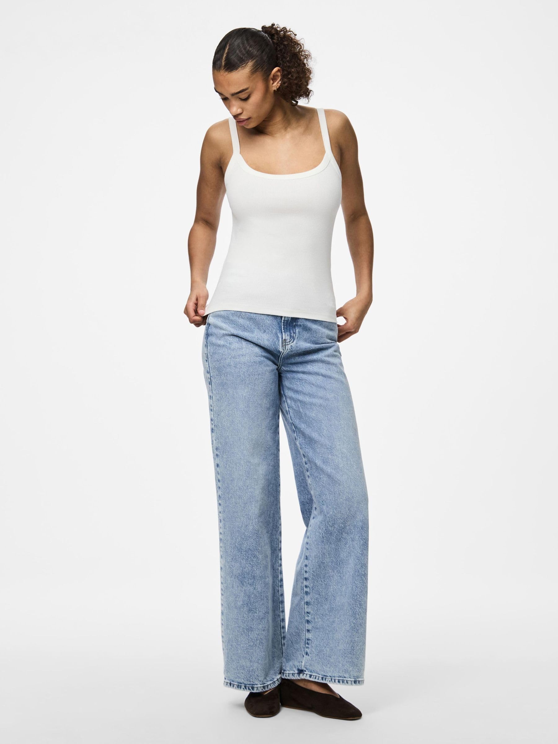 Pieces Pcmay Strap Top Noos canotta taglia S uso quotidiano