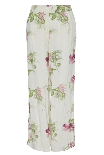 Pieces Pcaloha pantaloni donna M Eggnog Paradise fantasia