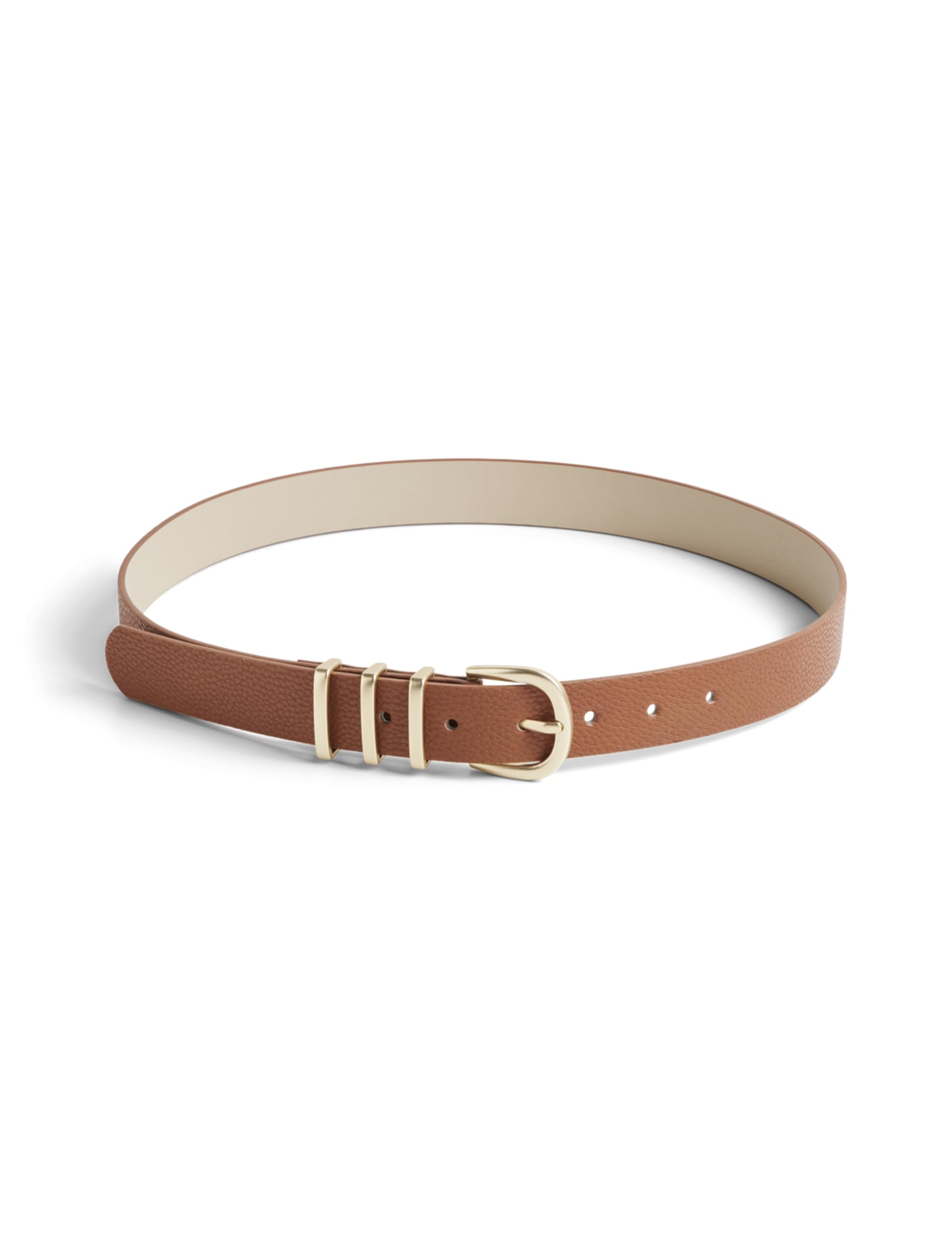 Pieces Pclea Jeans Belt cintura donna nera 85 ecopelle
