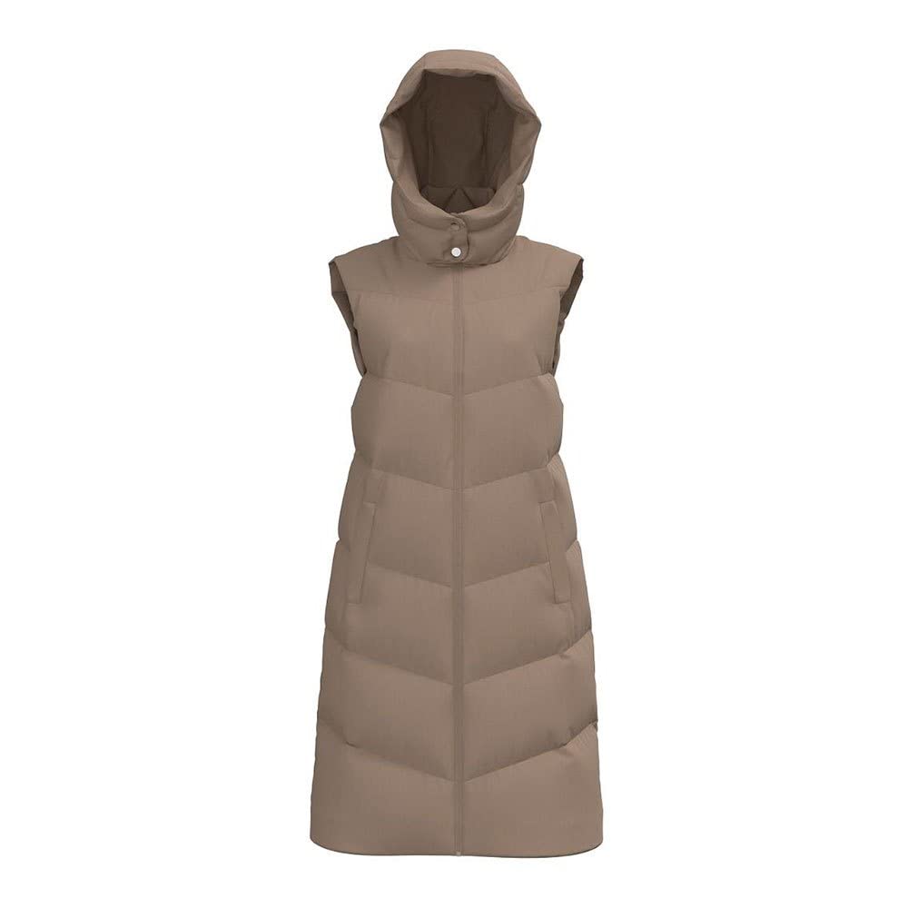 Pieces Pcjamilla Noos BC gilet lungo visone trapuntato
