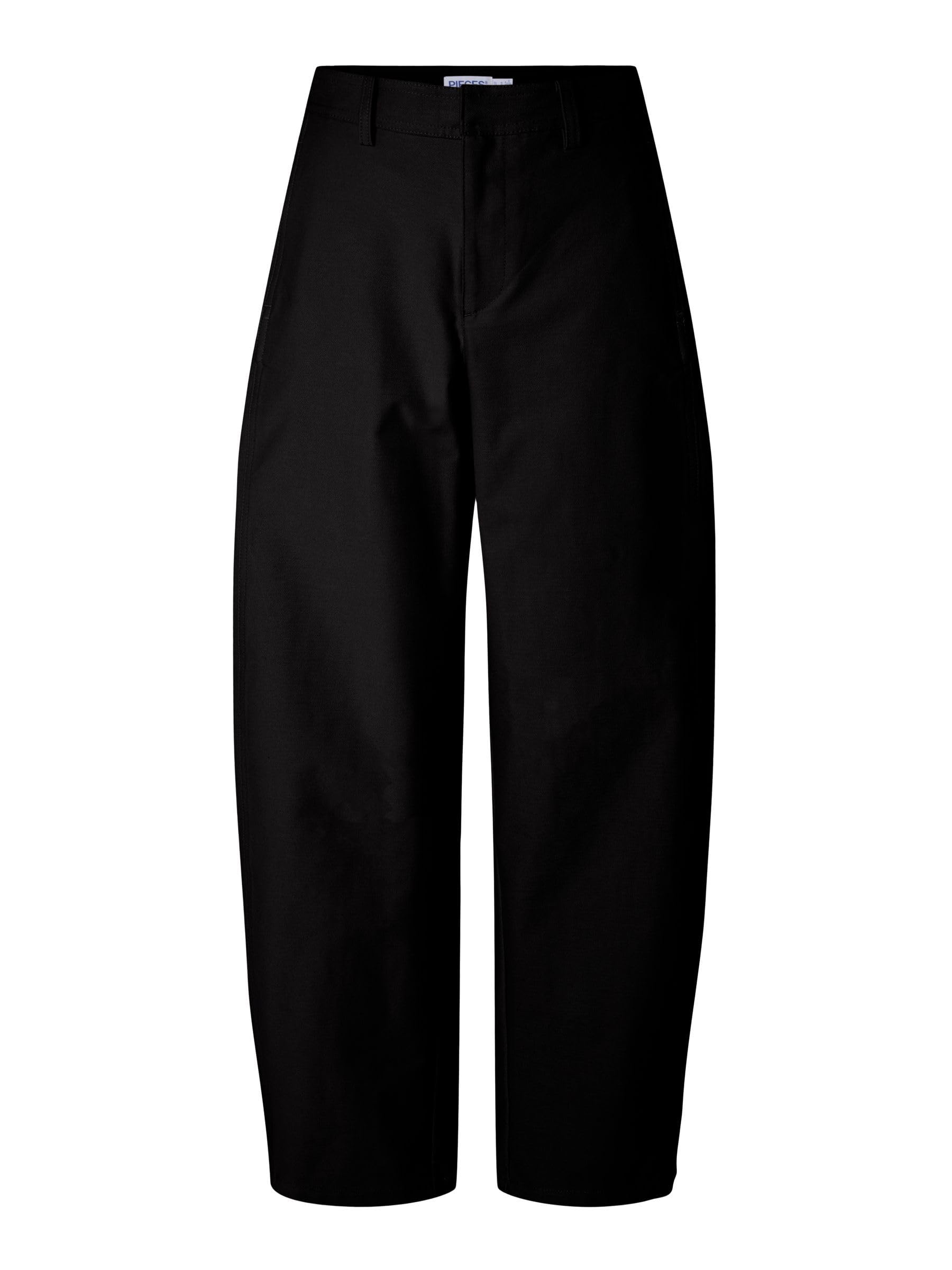 Pieces Pcrikke HW Barrel pantaloni donna hot fudge jersey