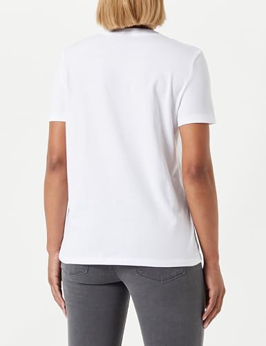 Pieces Pcfria SS Embroidery Tee t-shirt bianco No Worries