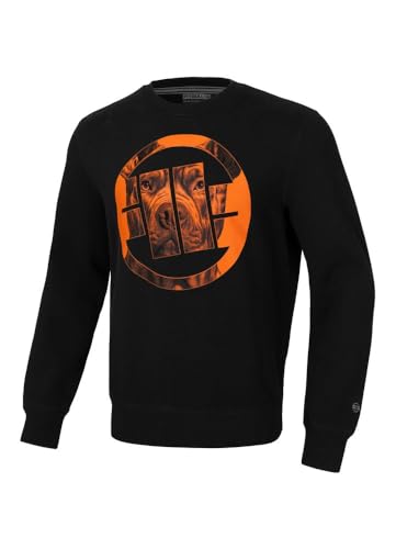 Pitbull Orange Dog felpa girocollo uomo regular fit stampa