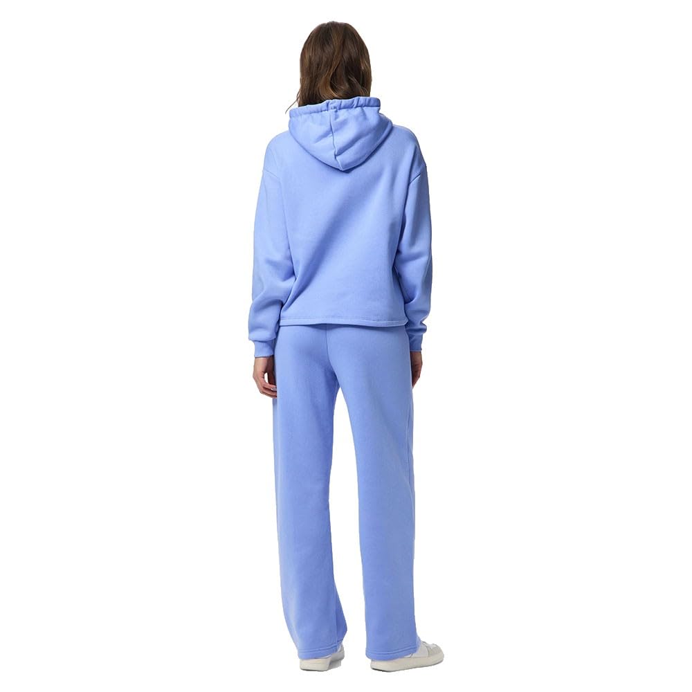 Pieces Chilli Wide Glitter pantaloni tuta donna L cotone