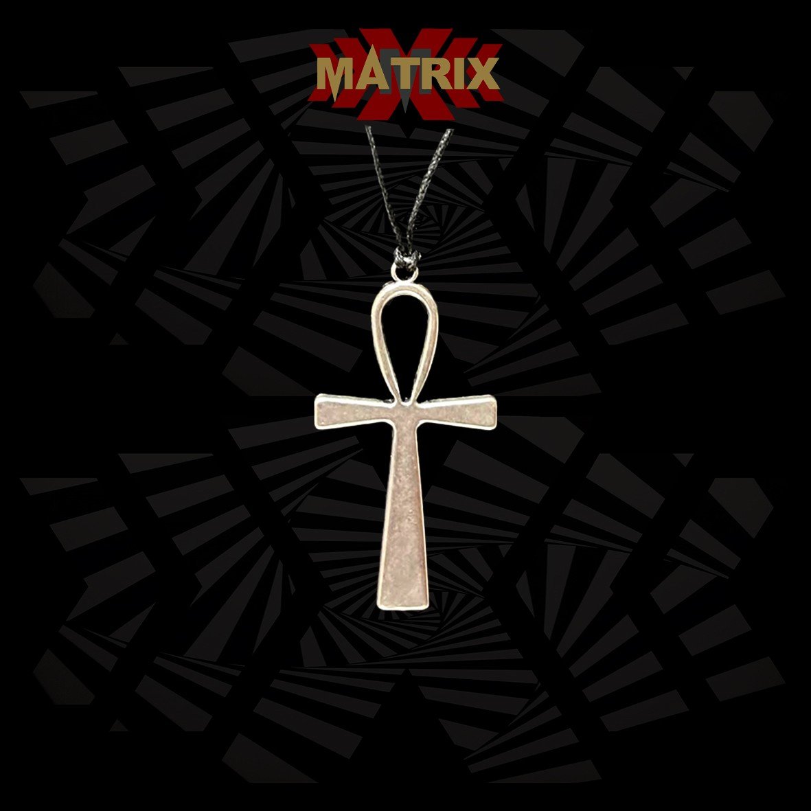 Matrix Music Store Cross Egypt Cross of Life ciondolo zamac