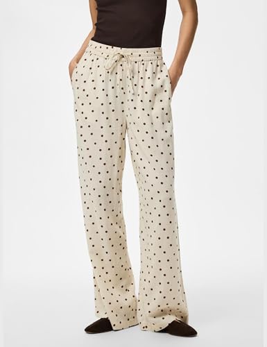 Pieces Pcpia HW Wvn Noos pantaloni donna betulla L
