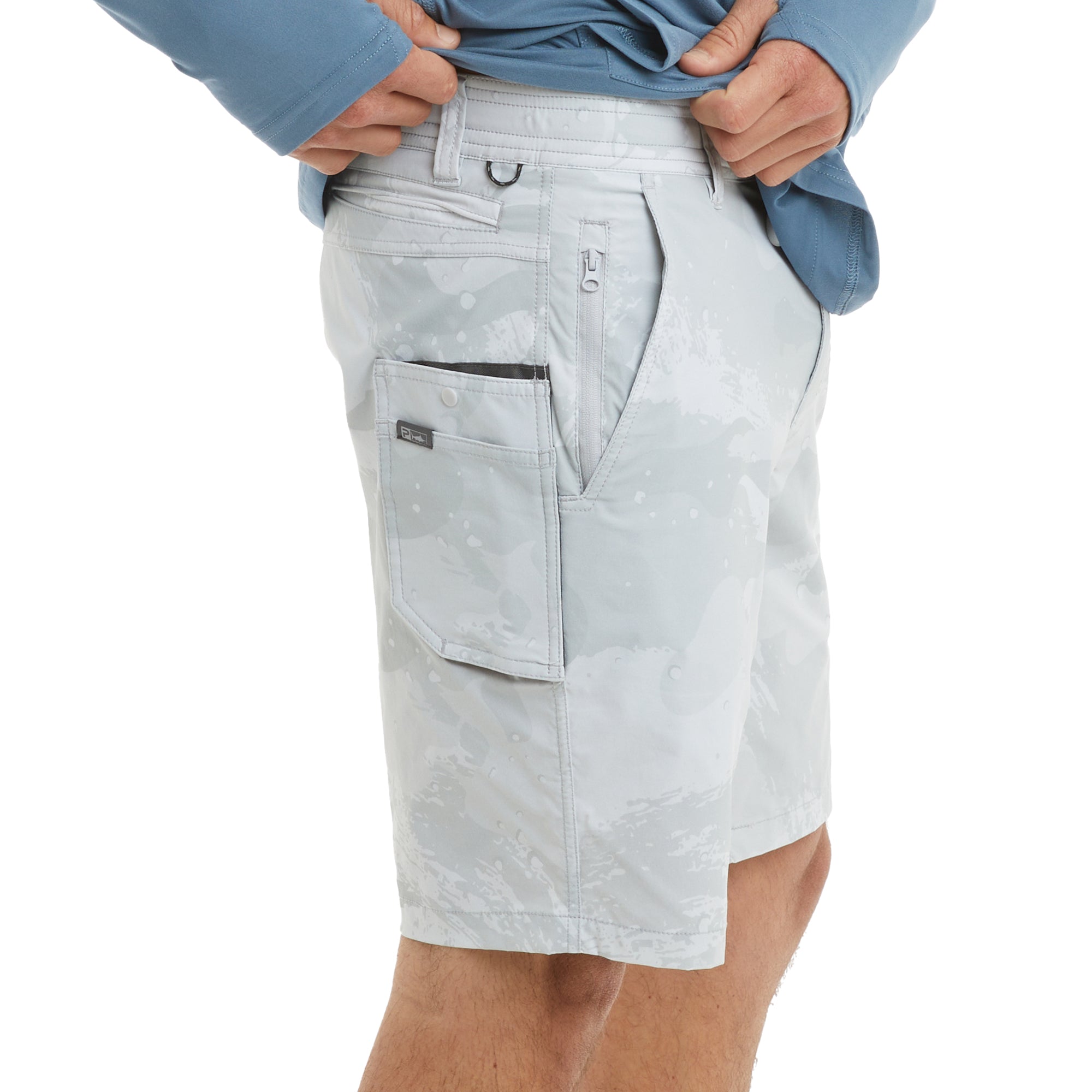 Pelagic Flyline pantaloncini uomo grigio chiaro asciugatura rapida