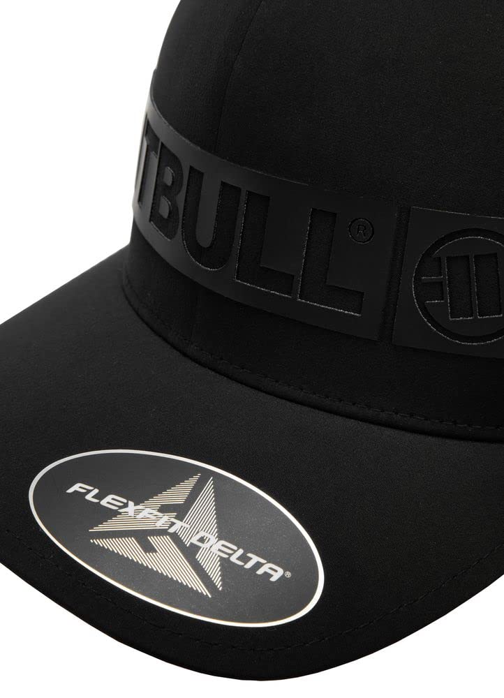 Pit Bull West Coast Stretch Hilltop Full Cap berretto nero S-M elasticizzato