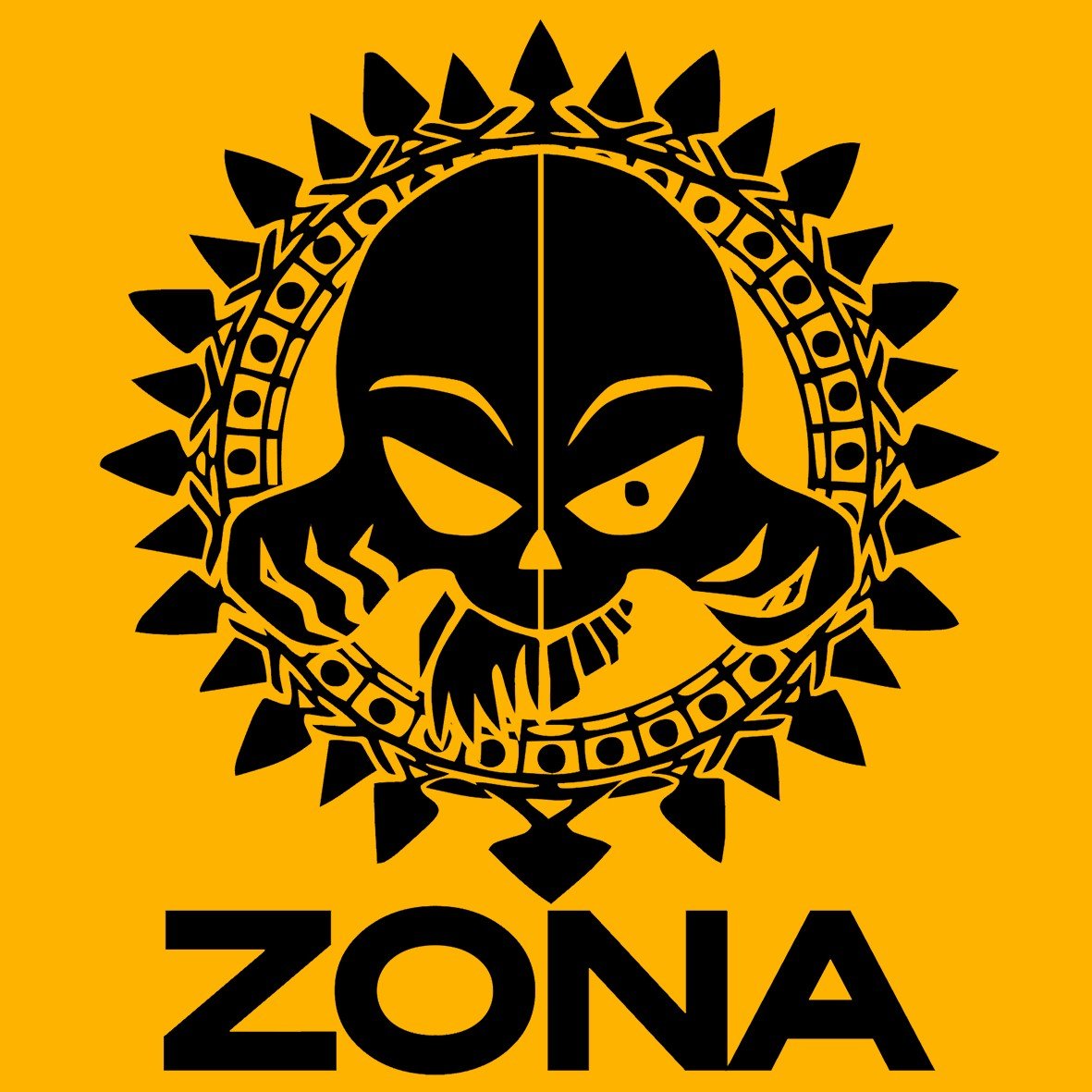 Zona 23 Black Logo t-shirt cotone organico