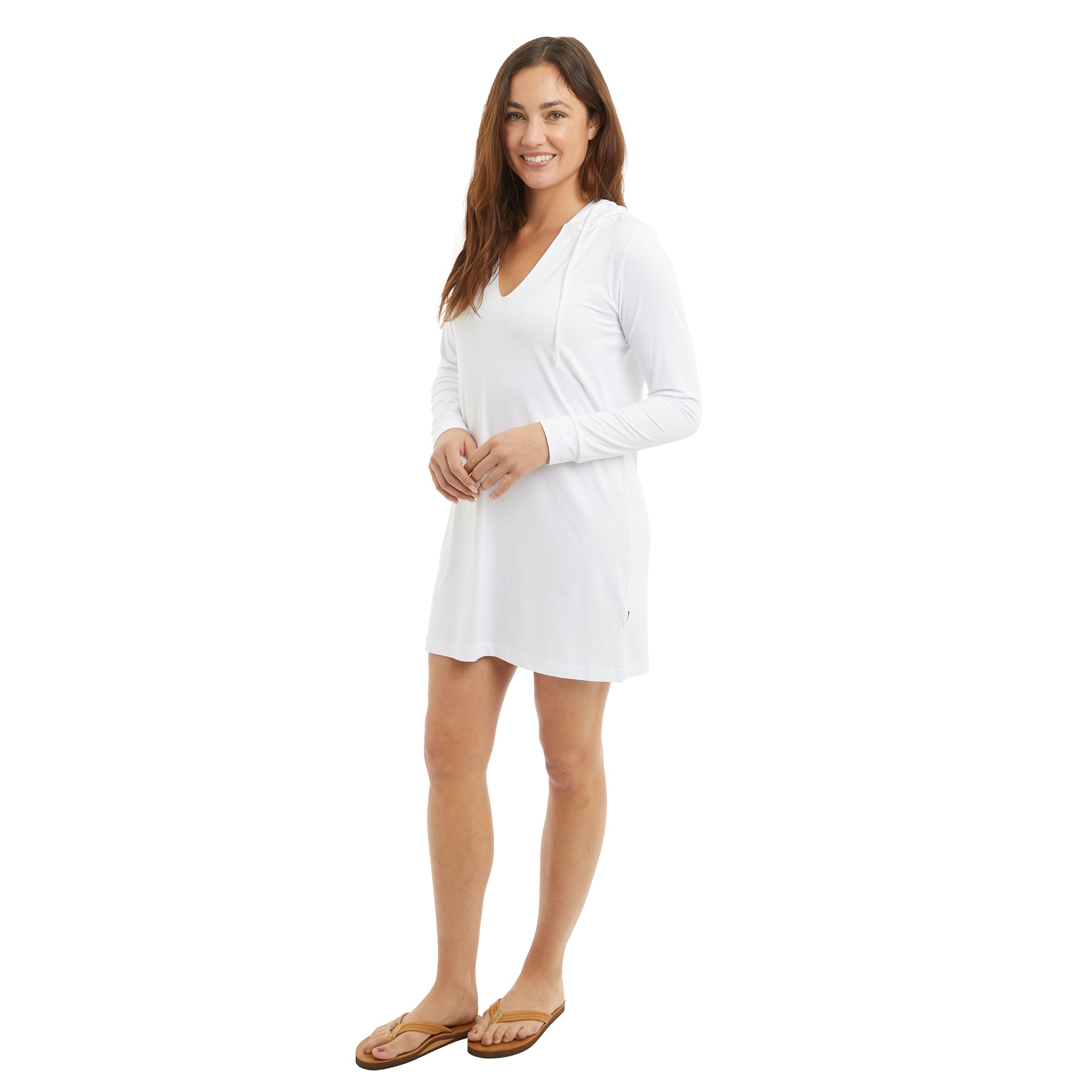 Pelagic Freespool Cover Up copricostume donna bianco UPF 50+