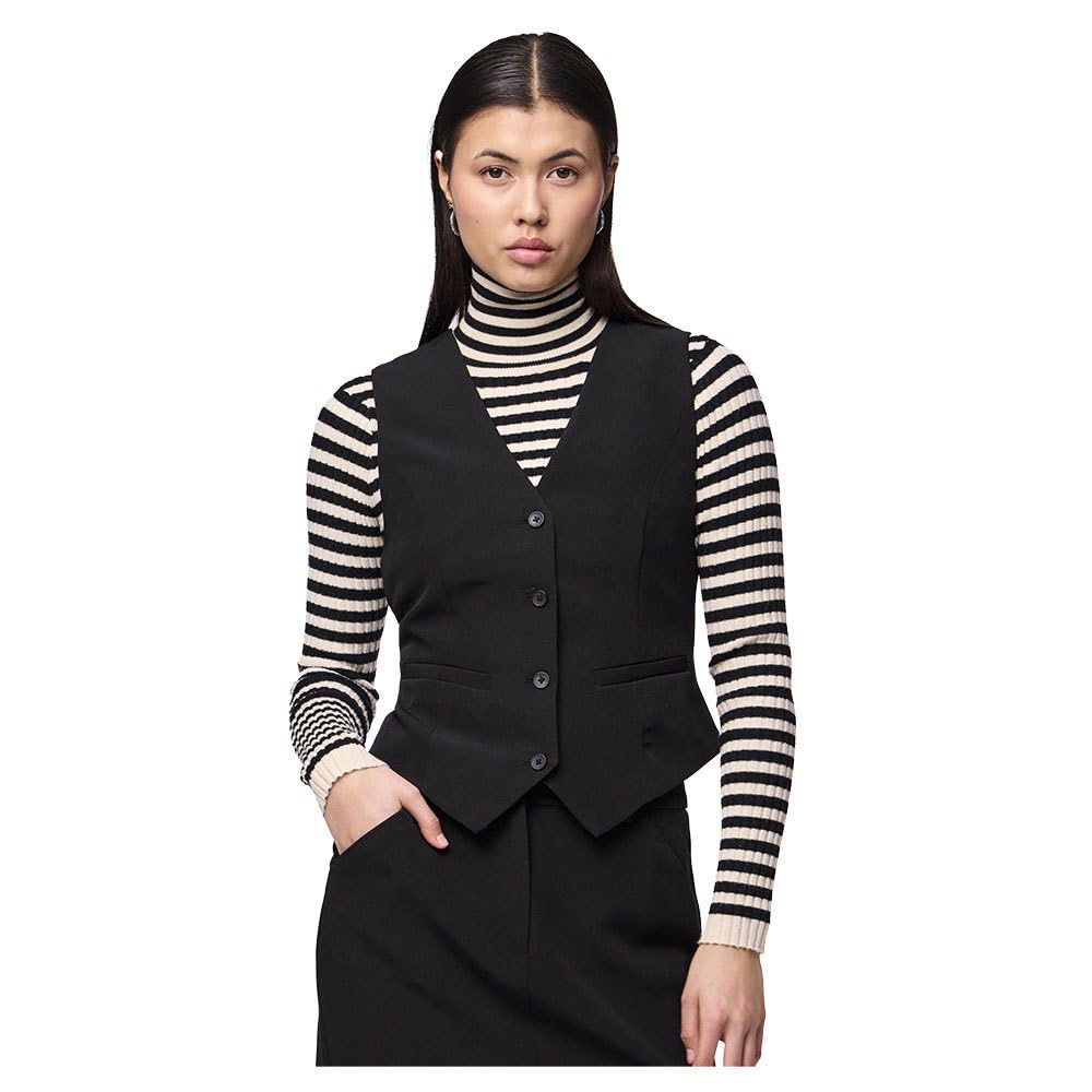 Pieces Pcbozzy gilet donna elegante uso quotidiano
