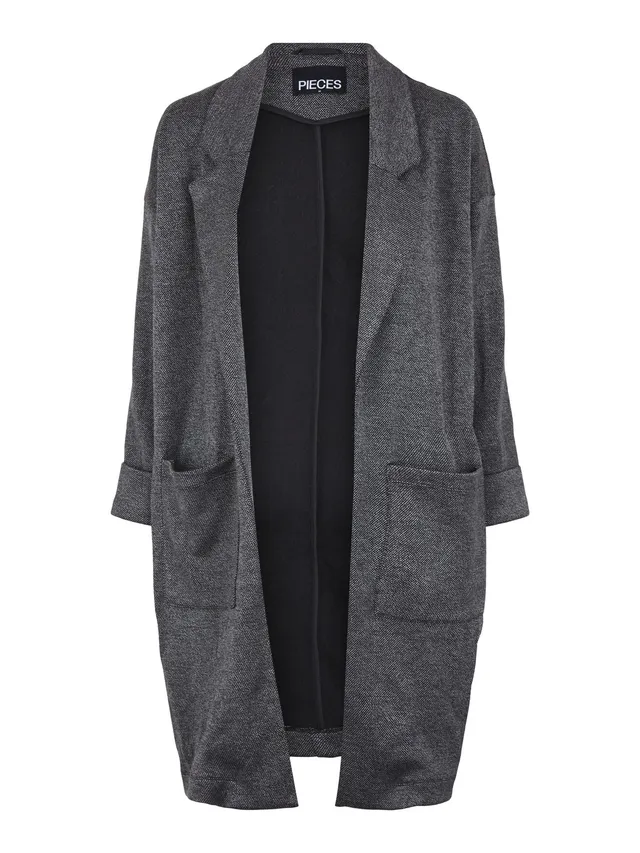 Pieces Pcdorita 3/4 Coatigan cappotto donna XS grigio scuro