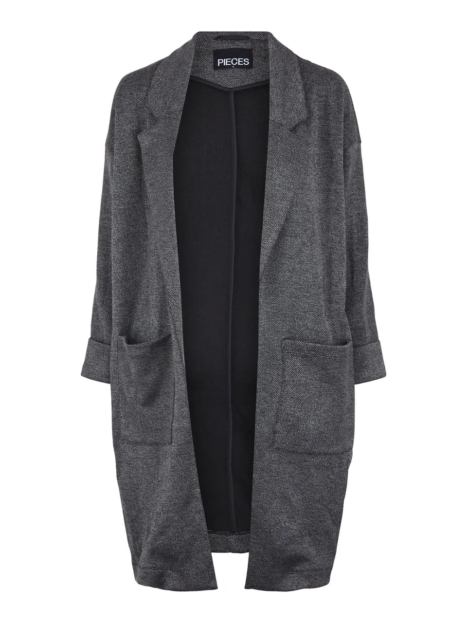 Pieces Pcdorita 3/4 Coatigan cappotto donna XS grigio scuro
