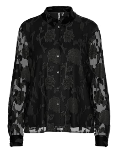 Pieces Pcrumo LS camicia donna maniche lunghe taglia S