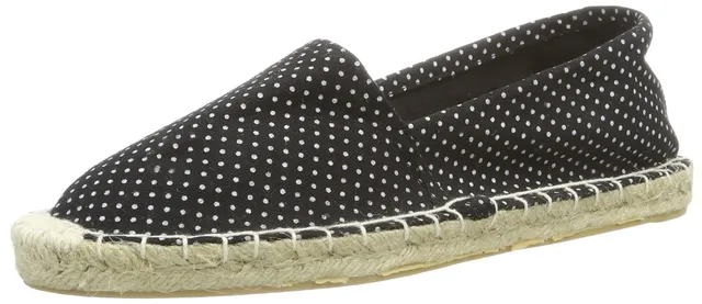Pieces & Peace Haisha Espadrillos Dots Black espadrillas donna