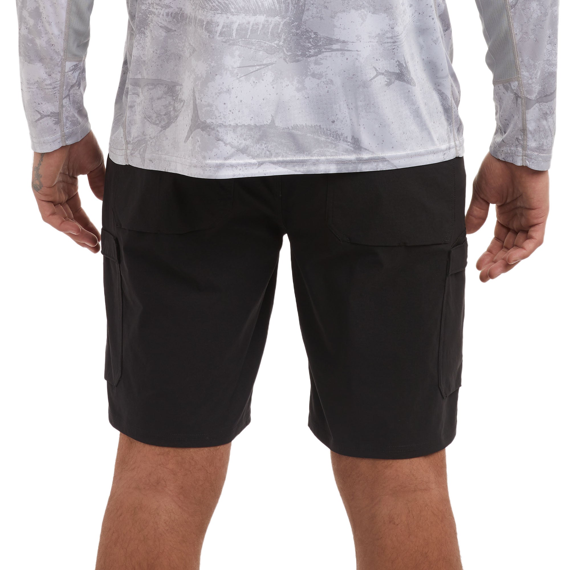 Pelagic Madeira Cargo pantaloncini nero idrorepellenti