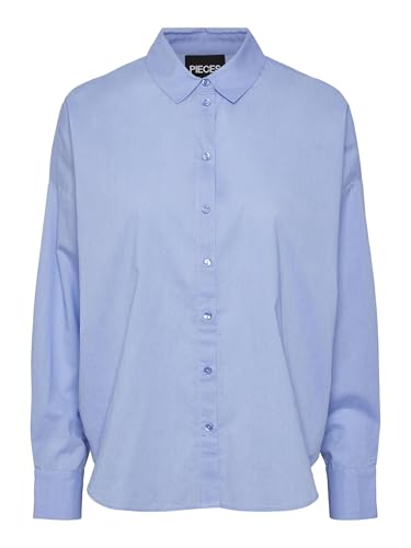 Pieces Pctanne LS Loose Noos BC camicia donna manica lunga