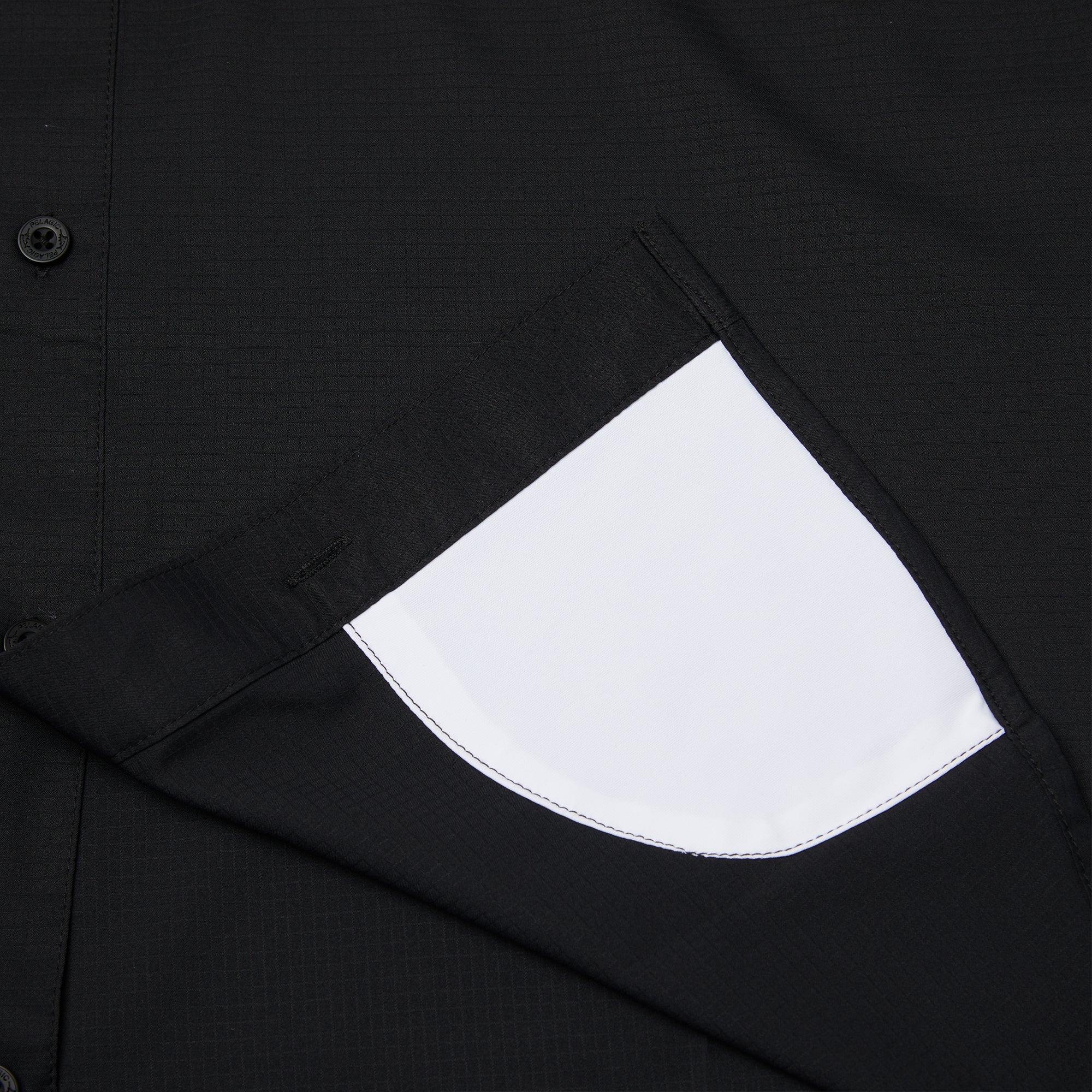 Pelagic Keys LS camicia uomo nera UPF 50+