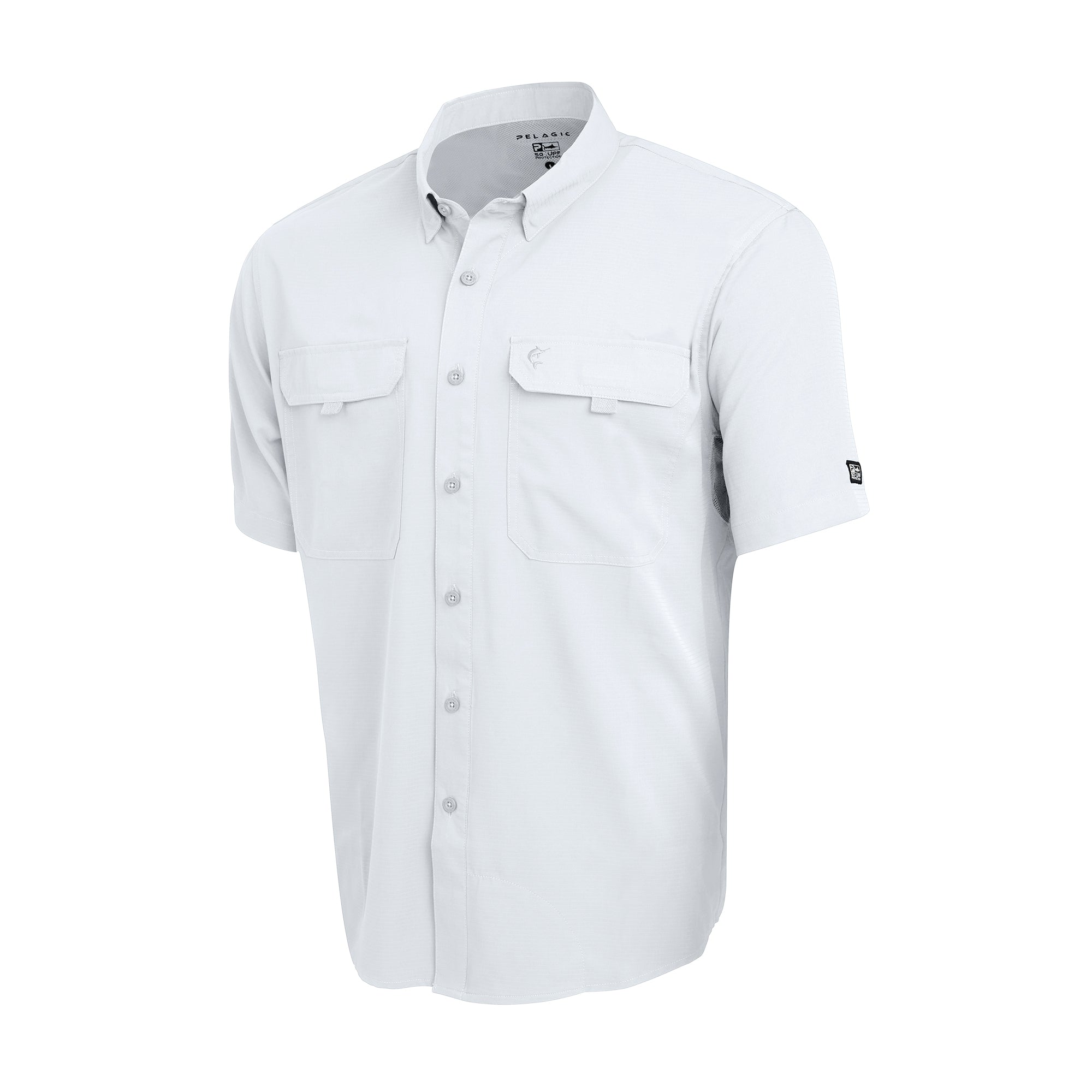 Pelagic Keys camicia uomo bianca UPF 50+