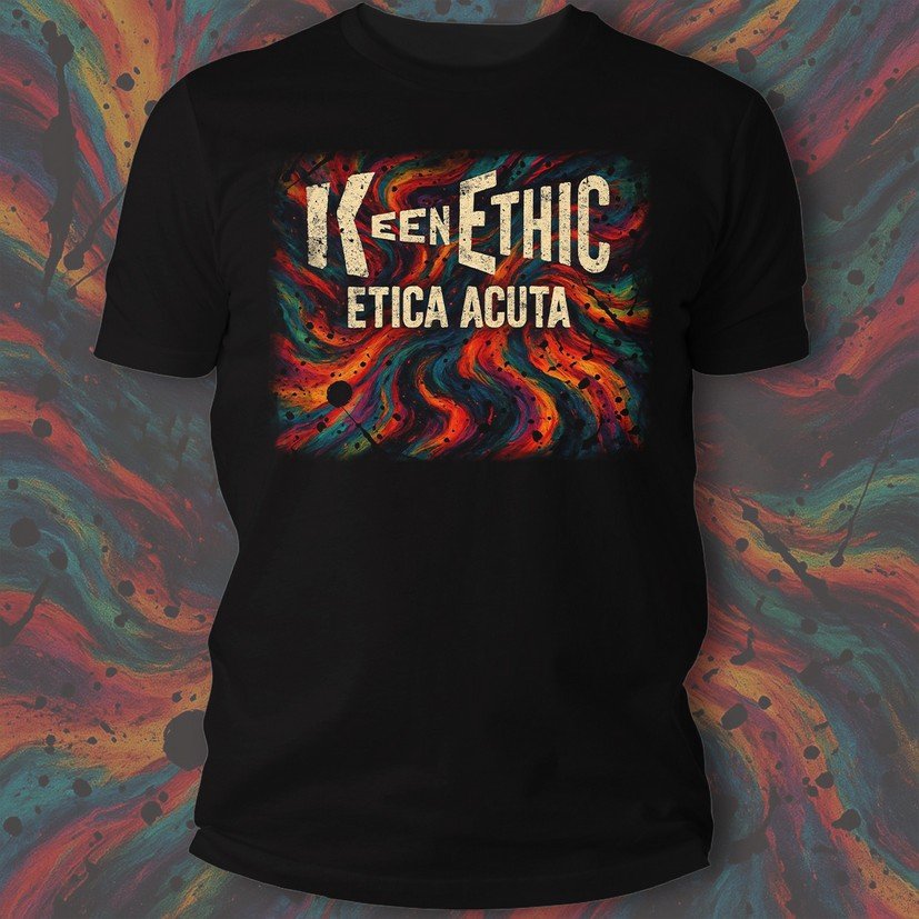Keenethic Etica Acuta t-shirt cotone organico