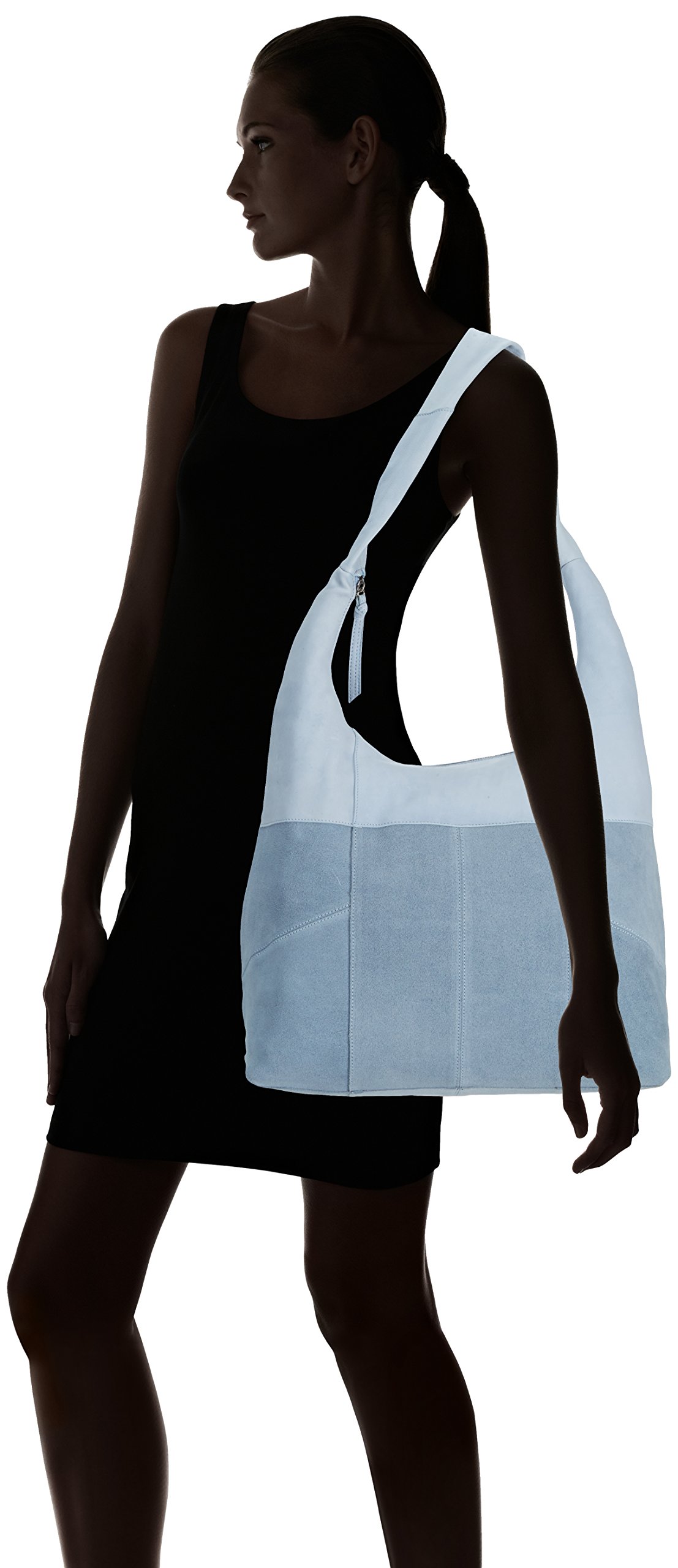 Pieces Pcjacey Borsa a Tracolla Donna Pelle Hobo