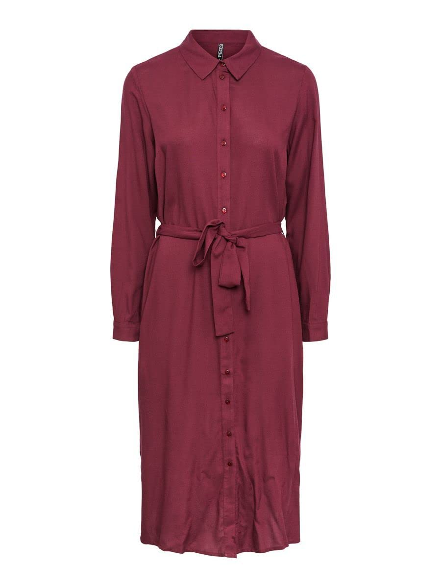 Pieces Pccammie abito midi donna cotone uso quotidiano