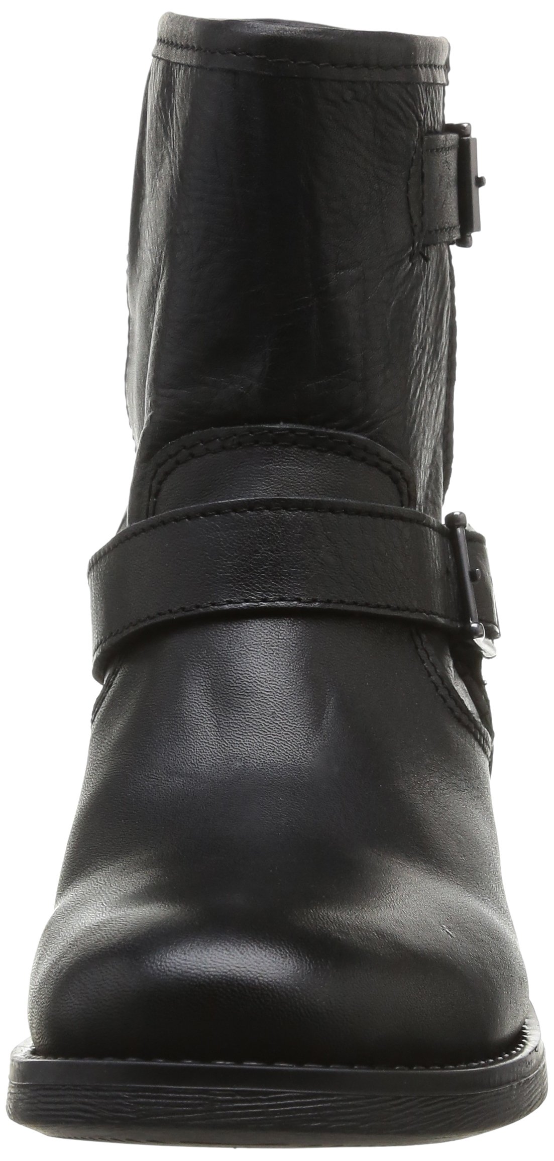 PIECES Iza stivali biker in pelle neri 42 EU