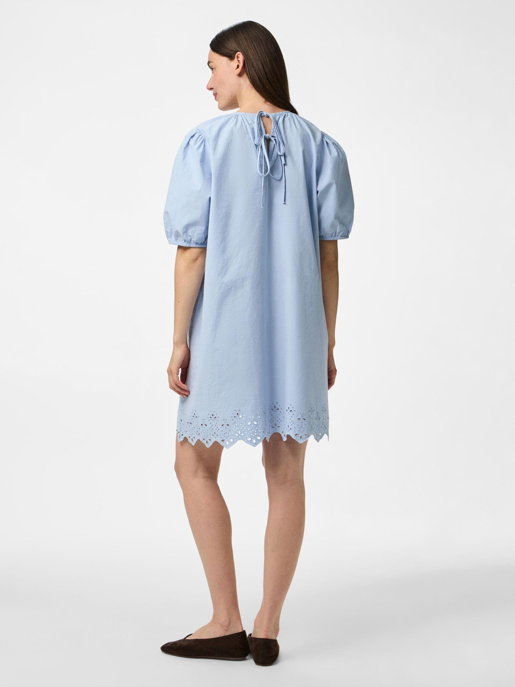 Pieces Pcsalmina 2/4 vestito donna M blu cachemire