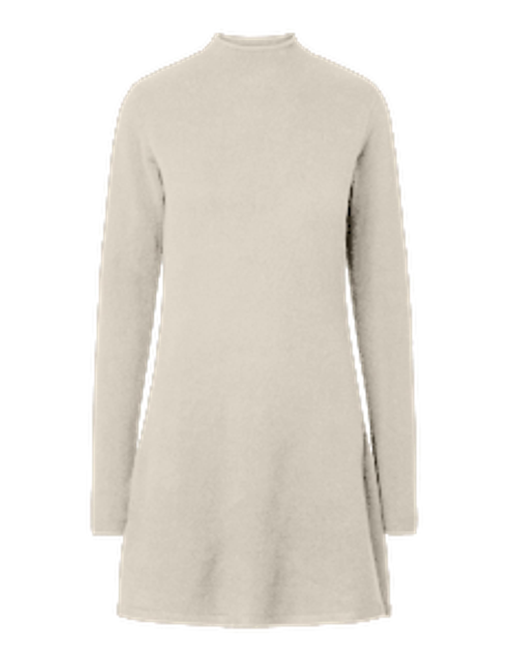 Pieces Pcjunna LS Mock Neck Mini Knit Dress abito S