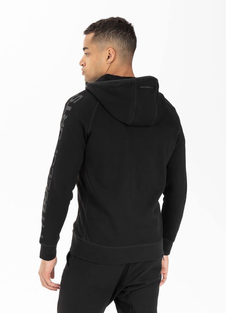 Pit Bull West Coast Thelborn felpa con cappuccio nera M cotone 400