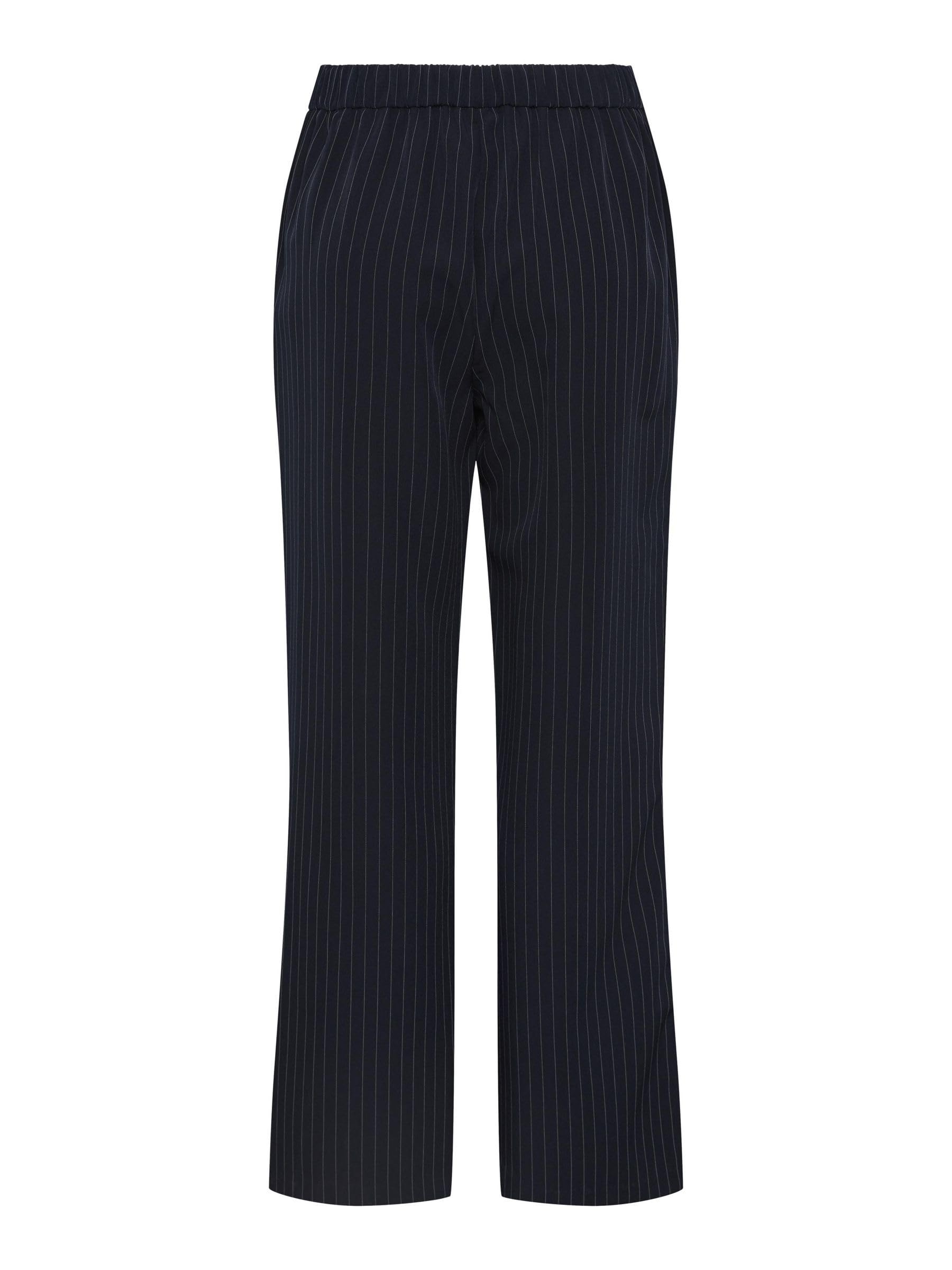 Pieces Pcbozzy Pantaloni Palazzo Donna XL Blu Rigati
